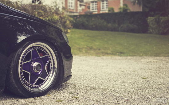 黑色敞篷骑士大众eos低调改装案例